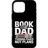 Bookworm Reading Introvert Book Lover Li Custodia per iPhone 16 Pro Max Lettura Libro Girare Pagine Non Piani Citazione