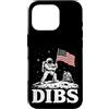 Modern Moon Exploration Science Apparel Custodia per iPhone 16 Pro Luna Astronauta Dibs Artemide Missione Lunare Spazio Scienza Arte