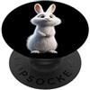 Dolci coniglietti delle nevi per chi ama Lepre delle Nevi Lepre Polare Lepre Bianca Coniglio Lepre PopSockets PopGrip Adesivo