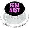 Grandio Design Feminism & Feminist Gifts Femminista Femminista Simbolo di genere Uguaglianza Femminismo Modello Rosa PopSockets PopGrip per MagSafe