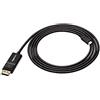 Amazon Basics Cavo bidirezionale USB-C a Display Port, 1.8 m, Nero