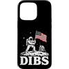 Modern Moon Exploration Science Apparel Custodia per iPhone 15 Pro Max Luna Astronauta Dibs Artemide Missione Lunare Spazio Scienza Arte