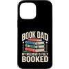 Reading Father Library Bookworm Dad Humo Custodia per iPhone 13 Pro Max Book Dad My Weekend è un lettore completamente prenotato
