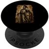 Templar Crusader Knight Medieval Red Tem Non Nobis Domine Templare Cavaliere Crociato PopSockets PopGrip Adesivo