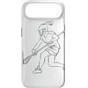 T-Shirts de Tifoso di lacrosse per Ragaz Custodia per iPhone Air Lacrosse Girl Disegno di una linea per ragazze