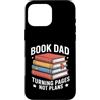 Bookworm Reading Introvert Book Lover Li Custodia per iPhone 16 Pro Max Lettura Libro Girare Pagine Non Piani Citazione