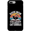Reading Cat Lover Book Mom Cozy Reads Custodia per iPhone 7 Plus/8 Plus Libro Mom Cat Lover Letture accoglienti e coccole per gatti