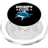 Shark Depot Design Co. Shark Grumpy Gills Angry Papà Padre Divertente Retro TV Film PopSockets PopGrip per MagSafe