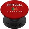 T-shirt Portogallo Tifoso Portoghese Di T-shirt Portogallo Lisbona Tifoso Portoghese Retro Vintage PopSockets PopGrip Adesivo