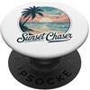 The Aqua Cottage Sunset Chaser Tropicale PopSockets PopGrip Adesivo