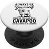 Fun Cavapoo Dogs Cool Cavapoo Designs Sii un cane Cavapoo Funny Cavapoo PopSockets PopGrip Adesivo
