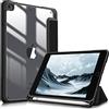 Fintie Custodia ibrida sottile per iPad Mini 5 2019 / iPad Mini 4 - [Portapenne integrato] Cover antiurto con guscio posteriore trasparente trasparente per iPad Mini 5a generazione da 7,9, nero
