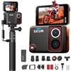SJCAM SJ30 Action Cam 8K/20FPS 4K/60FPS con Doppio Obiettivo Starlight, Vlog Camera Flip 2.51 e Microfono Wireless, Batteria 7 Ore, Impermeabile 5m senza Custodia, per Content Creator, Viaggi