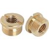 LUORNG 2PCS 3/8 Femmina a 5/8-27 Maschio Filettato Vite Adattatore In Ottone Filettato Fine per Supporto Microfono Mount Treppiede Adattatore Livello Laser
