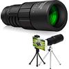 WlP Telescopio Monoculare 16x52 Telescopio Monoculare Ad Alta Potenza Dual Focus Telescopio Di Visione Con Telefono For Birdwatching All'aperto Caccia Escursionismo