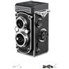 Zoegneer Videocamera digitale CCD retrò ad alta definizione, corpo in ABS compatto, stile vintage, campus life vlog, portatile, 12 x 9,5 x 5,9 cm, diverse opzioni di colore, bianco e nero (nero)