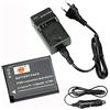 DSTE DMW-BCN10 Batteria + Caricabatteria Compatible per Panasonic Lumix DMC-LF1 DMC-LF1K DMC-LF1W