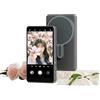 Fluxioxtna Telefono Selfie Monitor Schermo Utilizzando Telecamera Posteriore Per Live Stream Monitor Schermo Con Altoparlanti Spina 3.5mm Portatile Vlog Content Creation Tool