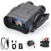 COOVIE Occhiali per visione notturna - binocolo 4K per visione notturna con batteria ricaricabile da 2000 mAh, scheda TF da 32 GB in grado di salvare foto e video, schermo HD da 2,8 pollici per campeggio e