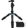 Buachois Treppiede Per Fotocamera Desktop, Treppiede Per Fotocamera Reflex Reflex Estensibile In Fibra Di Carbonio Da 1/4 Di Pollice Con Foro Per Vite Con Testa A Sfera A 360° Per Piastra
