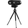 LEIYTFE Webcams Con Microfono Per Streaming HD Per Desktop Auto-Focus 120° Lente Grandangolare Per Webcam Per Laptop Microfono Con Cancellazione Del Rumore, Video Conference Webcam(4K+Tripod)