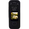 Plyisty Fotocamera Sportiva Portatile 4K, Fotocamera Sportiva Impermeabile Grandangolare da 64 MP 125 Gradi con Touchscreen da 1,4 Pollici e Connessione APP, per Sport All'aria Aperta,