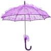 SOLUSTRE Ombrello Parasole da Sposa in Pizzo Decorativo Piccolo, Accessorio Fotografico per Matrimonio Leggero e Portatile, Ombrello da Matrimonio per Feste ed Eventi Eleganti