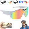 Generico Occhiali sportivi 4K HD POV con fotocamera, occhiali da baseball intelligenti, unisex per escursioni in bicicletta (#A)