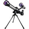 JYARZ Telescopio Appassionati Telescopio Da Viaggio Rifrattore 50 Mm Con Mirino E Treppiede Astronomico Il Miglior Portatile Per Principianti Osservare Luna