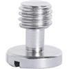 EXQIOUR Adattatore a vite per treppiedi da 3/8 pollici, in acciaio inox, viti a testa piatta per fotocamera a sgancio rapido e vite per fotocamera DSLR in acciaio inox