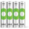 GP RECYKO - Batteria AAA micro NiMH 950 mAh, 1,2 V, 4 pezzi
