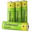 Intenso Energy Eco - Batterie ricaricabili NiMH, 2100 mAh, HR6 AA, confezione da 4
