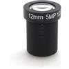 Frefgikty Obiettivo della macchina fotografica del bordo singolo 12mm 5MP HD Obiettivo della macchina fotografica di rete CCTV LENS Accessori della macchina