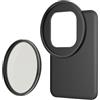 Generic Supporto per telefono con 67mm CPL Ricambio Compatibile 15 Pro 14 13 12 Supporto PC ABS Leggero per Professionale