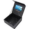 Tbest LCD Display Video Greeting Biglietto Box 7 Pollici per il Compleanno 'anniversario di Natale. Opuscolo Video Elettronico Presente Box con altoparlante. Invito di Nozze
