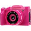 Yanmis Fotocamera Digitale 1080P per Fotografia e Video, Messa a Fuoco Automatica Anti-vibrazione, Videocamera da Viaggio da 16 MP, Fotocamera Compatta con Schermo Ribaltabile da 2,4