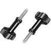 kmgfsd Set di viti a testa zigrinata lunga in acciaio inox di ricambio per 10 accessori Monopiede Handhold Stick Mount Vite a testa zigrinata lunga