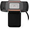 Generic A870 Webcam USB con microfono integrato per assorbimento acustico per lezioni online Gaming Desktop e laptop Computer Camera Messa a fuoco automatica 30 gradi Rotabile Lente ottica fine Correzione del