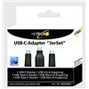 HEITECH Promotion GmbH Heitech - Set di 3 adattatori USB-C