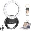 NEEWER ENTRY LEVEL VERSION 4 Selfie Ring Light per Telefono Compatibile con iPhone, Luce a Clip Ricaricabile Bicolore 5W con 500mAh/CRI85 per Foto Video Trucco Laptop Webcam Video Conferenza, BR40