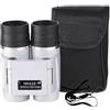 Generic Binocolo compatto Binocolo professionale HD ad alta potenza Tutto in vetro ottico con messa a fuoco automatica Telescopio esterno for il birdwatching (Material : 100X22)