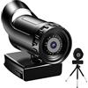 OUTFYT Webcam Full HD 4K 2K 1080P Web Camera con microfono USB Cam for trasmissione in diretta PC Computer Video Mini videocamera, Guardia del flusso(4K)