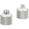 Camvate Mic - Adattatore a vite maschio da 1/10,2 cm, 20 e 3/20,3-40,6 cm, maschio a 5/20,3 cm, 27 femmina