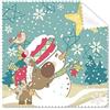 DIYthinker Christmas Snowman Snowflake Dog festival illustrazione modello occhiali panno di pulizia del pulitore dello schermo 5PCS