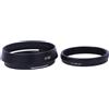 duomianshou Kit di protezione per paraluce rotondo in metallo, compatibile con fotocamera Fujifilm Fuji X100VI X100V X100F X100S X100 X70, con anello adattatore per filtro obiettivo, supporta filtri per obiettivi