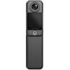 AMRTTWY Action Camera, C300 Action Camera tascabile 4K FHD Batteria a lunga durata 30M Impermeabile 5G WiFi Videocamera sportiva Mini Action Camera for esterni,per Ciclismo, Moto(Add 64GB,C300 Black)