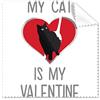 DIYthinker Protettore degli Animali Pet Lover Pet Schiavo Comic Stile Fumetto My Cat Is My Valentine 5pcs Creativo del Modello Occhiali Panno Panno di Pulizia dello Schermo del Telefono Cleaner