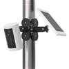 HOLACA Supporto magnetico per doppia fotocamera con due punti filettati da 6,35 mm, per fotocamere Tapo Ring, Eufy, Blink, Google Nest, Wyze, Arlo, Simplisafe, Reolink, TP-Link Tapo e pannelli solari
