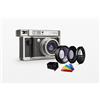 Lomography Lomo'Instant Wide - Fotocamera e obiettivi Monte Carlo Pelle Nero