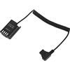 Generic Cavo Cavo della Batteria Captice, Portatile Flessibile Resistente per Premere Batteria Fittizia Stabile DMW DCC17 per la Sostituzione